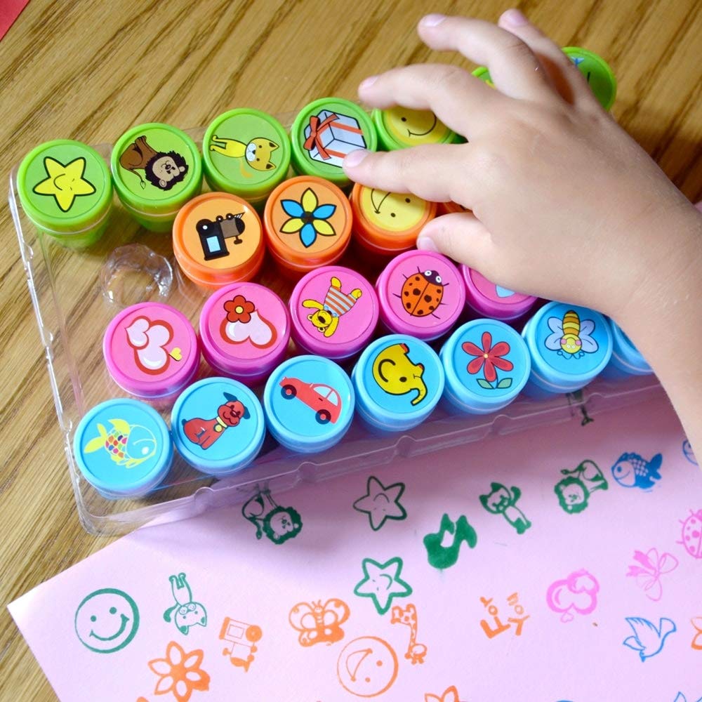 S'cool Self-Inking Stamps, Children's Stamp Toy Stamp Set